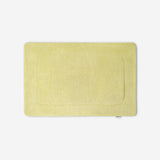 WATA VIVO Organic Cotton bath mat in pistachio, 1300 GSM, top view, 60 x 90 cm.