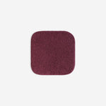 Purple organic cotton washcloth.