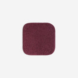 Purple organic cotton washcloth.